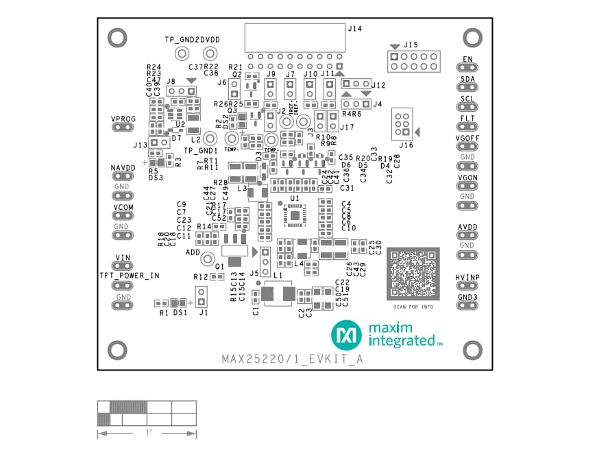Analog Devices Inc. Système d'évaluation MAX25221EVSYS